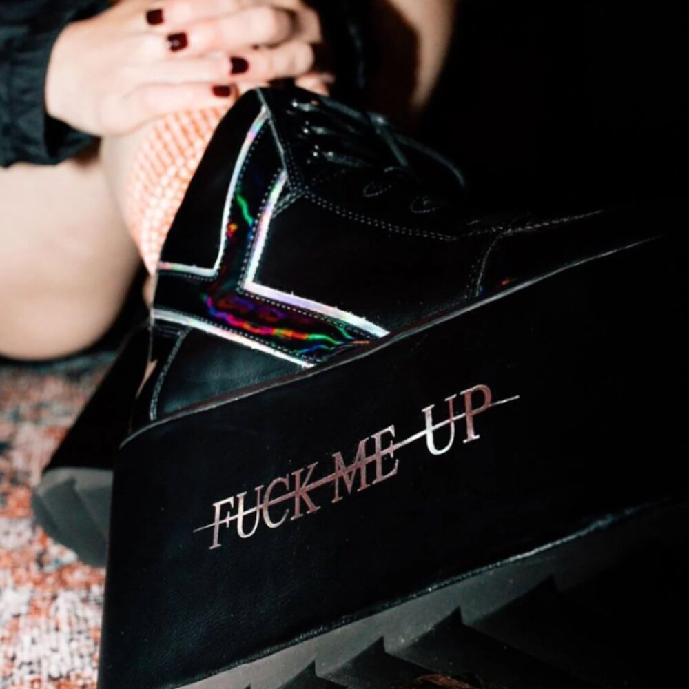 Size 11 X Alison Wonderland Qozmo Platform Sneakers